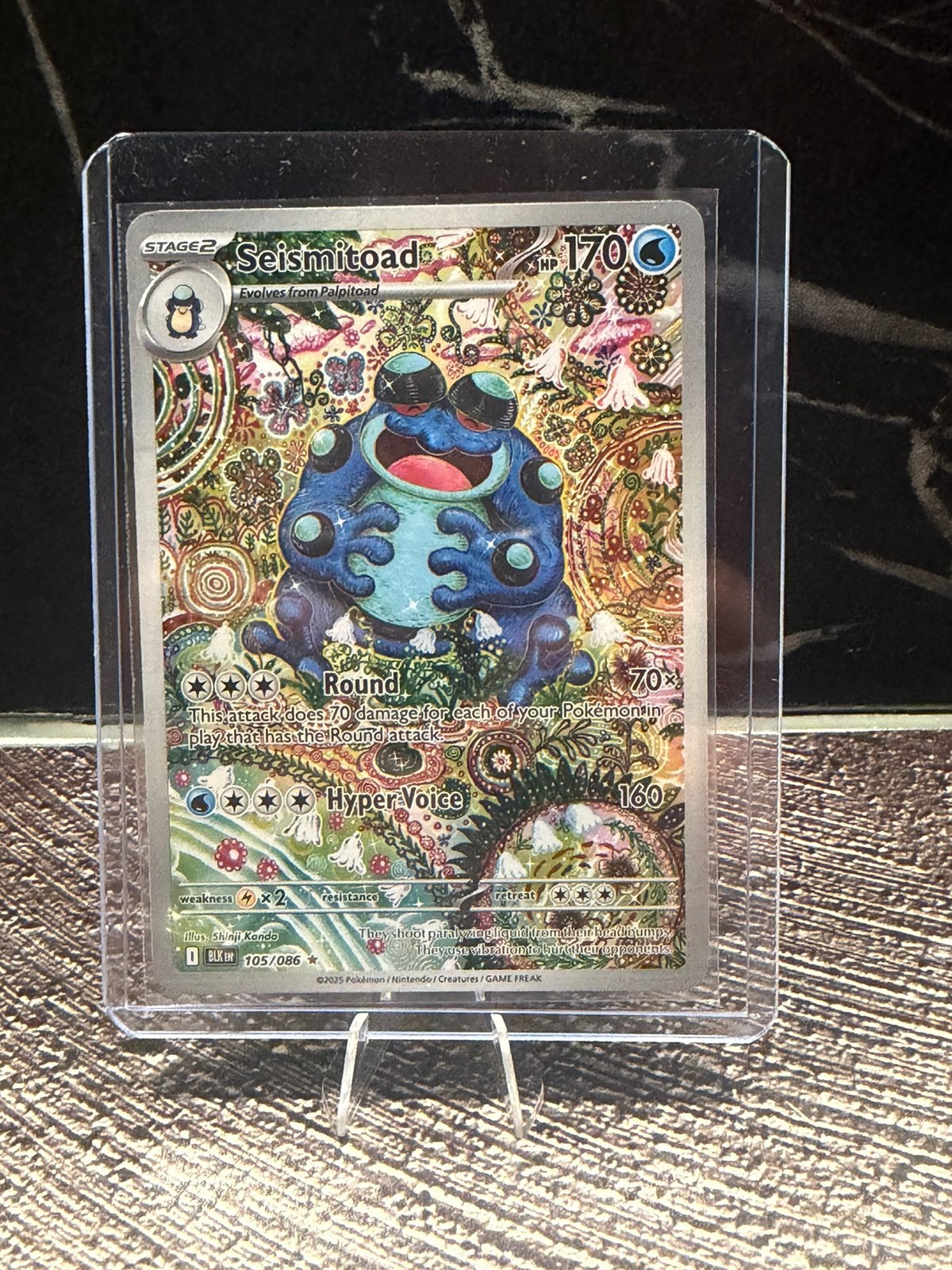 Seismitoad 105/086 – Full Art – €199,-, Ophalen of Verzenden, Zo goed als nieuw
