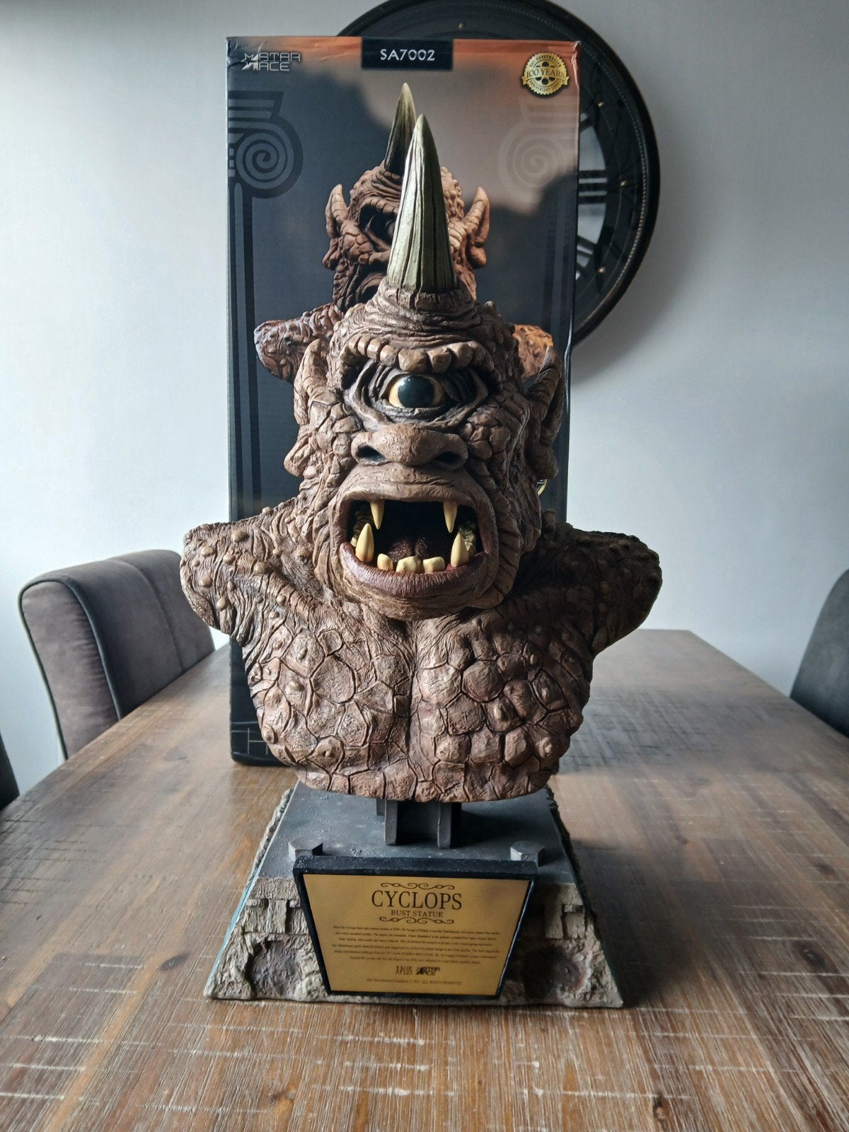 Sideshow Star Ace Harryhausen Sinbad Cyclops Bust Statue, Ophalen of Verzenden, Zo goed als nieuw