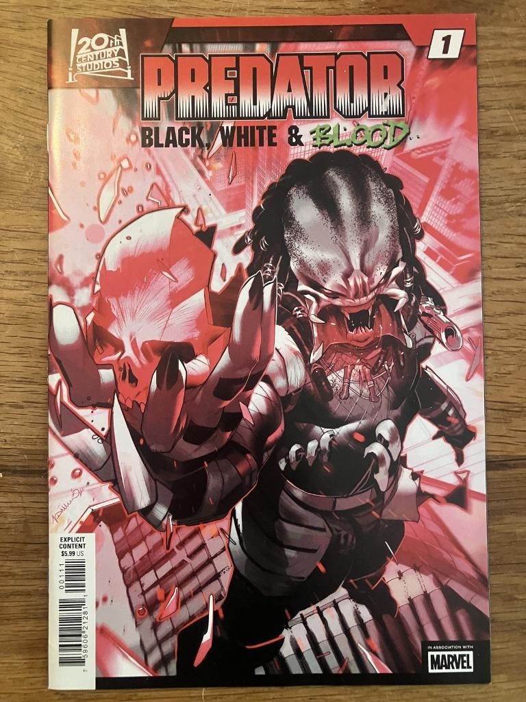 Predator: Black, White & Blood #1, Boeken, Strips | Comics, Eén comic, Verzenden, Zo goed als nieuw, Amerika