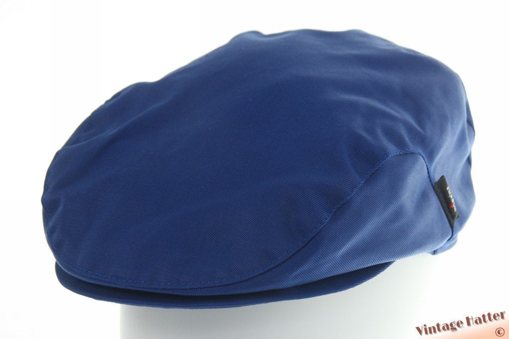 Vintage flatcap Platte pet Wigens blauw katoen 58,5, Ophalen of Verzenden, Wigens, 58 of 59 cm (L, 7¼ of ⅜ inch), Pet