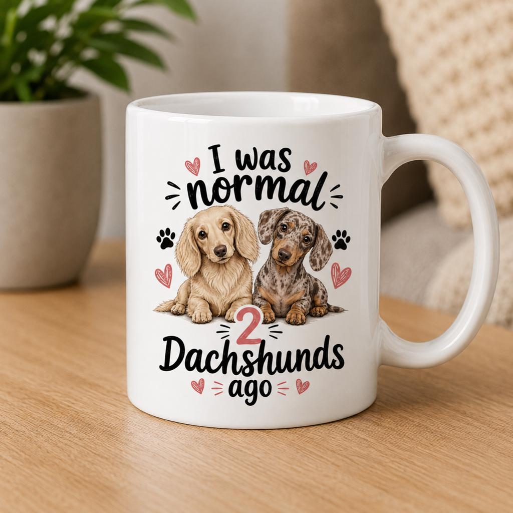 I was Normal 2 Dachshunds Ago - Teckel mok, Dieren en Toebehoren, Verzenden, Nieuw