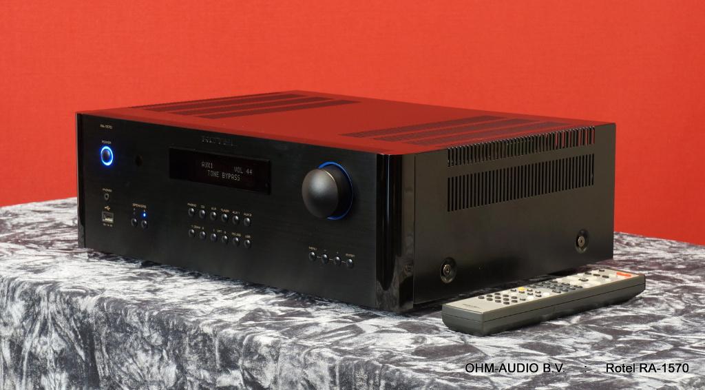 Rotel RA-1570 Geïntegreerde Versterker, 120 Watt, DAC, Occ, Overige merken, Tuner of Radio, MP3-aansluiting, Refurbished
