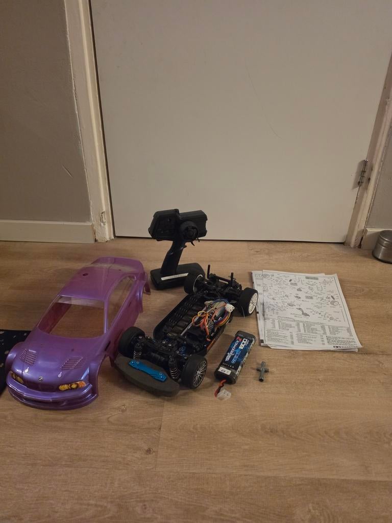 Tamiya tt01 bmw, Elektro, Gebruikt, Ophalen of Verzenden, Schaal 1:10