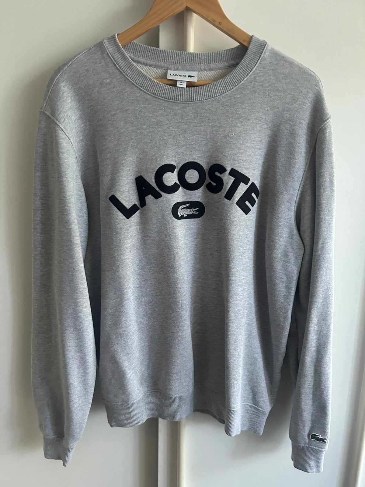 Originele sweater crewneck shirt Lacoste heren large, Ophalen of Verzenden, Zo goed als nieuw, Maat 52/54 (L)