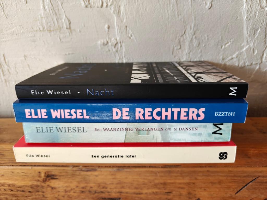 4 Boeken van Elie Wiesel., Boeken, Ophalen of Verzenden, Zo goed als nieuw