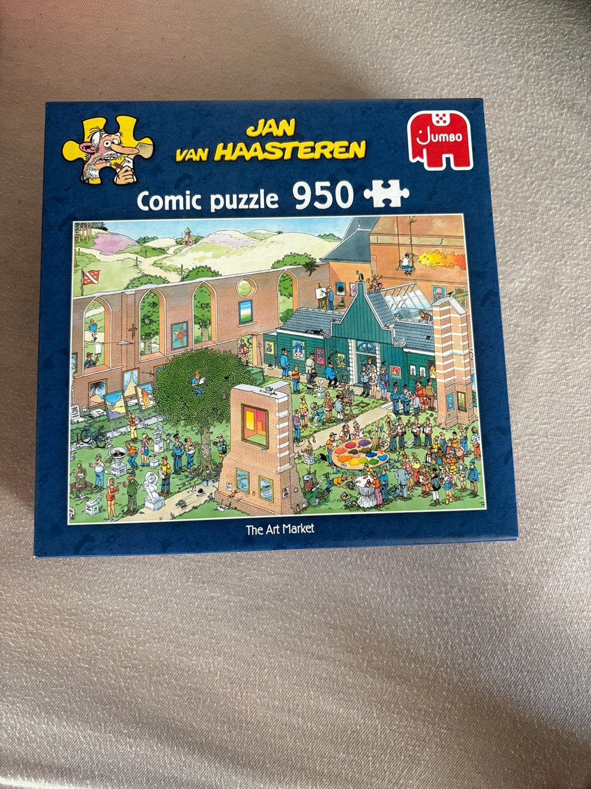 Jvh art market puzzel jan van haasteren, Ophalen, 500 t/m 1500 stukjes, Zo goed als nieuw, Legpuzzel