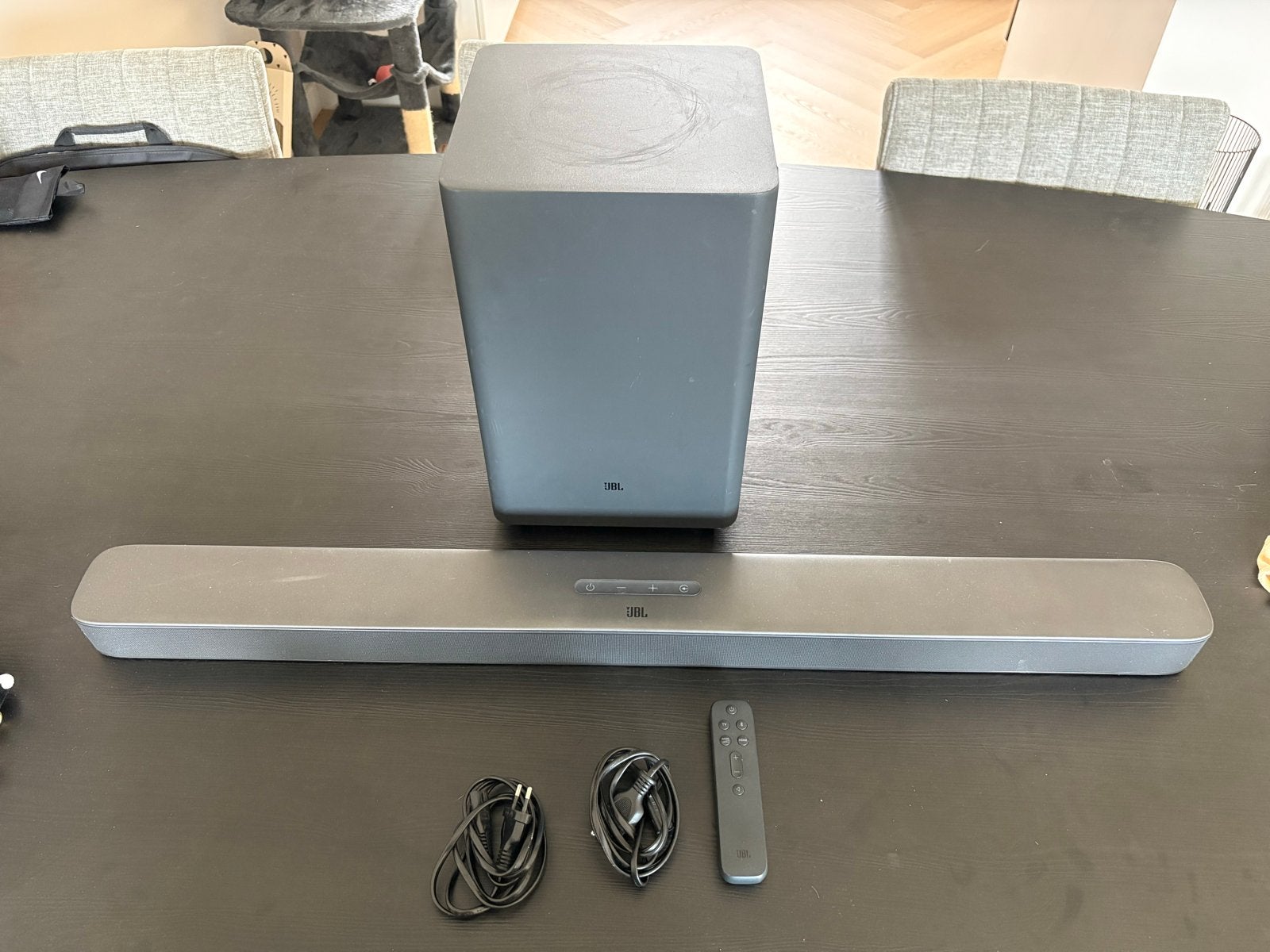 JBL Soundbar met Subwoofer - Krachtig Geluid, Soundbar, 70 watt of meer, Zo goed als nieuw, Overige spelers