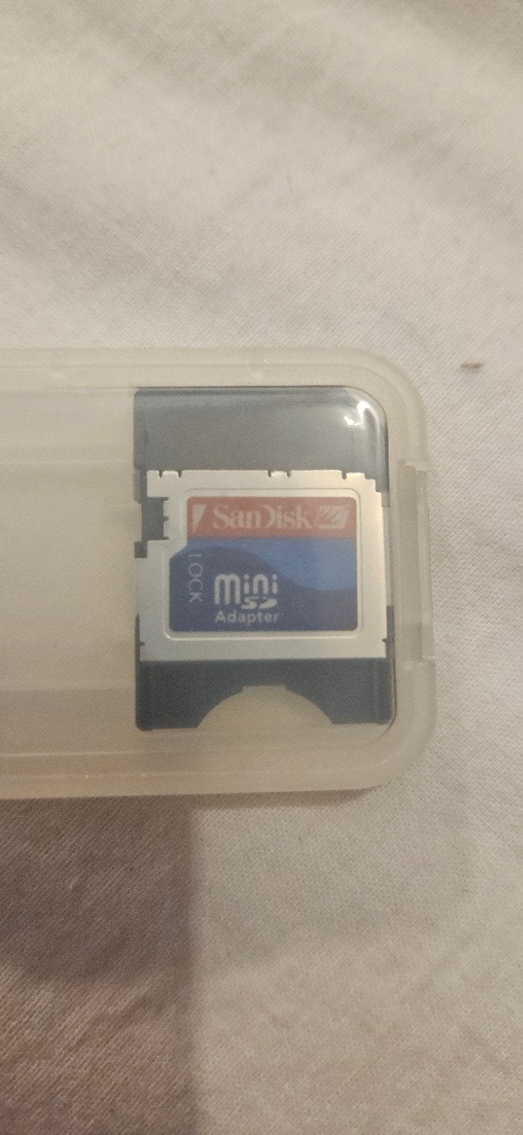 Sandisk Mini SD Adapter met TomTom GO Benelux 128MB SD Kaart, SD, Gebruikt, Sandisk, Navigatiesysteem