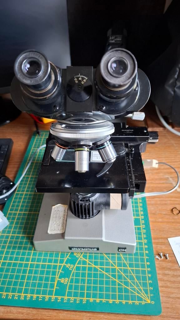 Olympus Leitz Samengestelde Microscoop met Polarisatie, Audio, Tv en Foto, Optische apparatuur | Microscopen, Ophalen