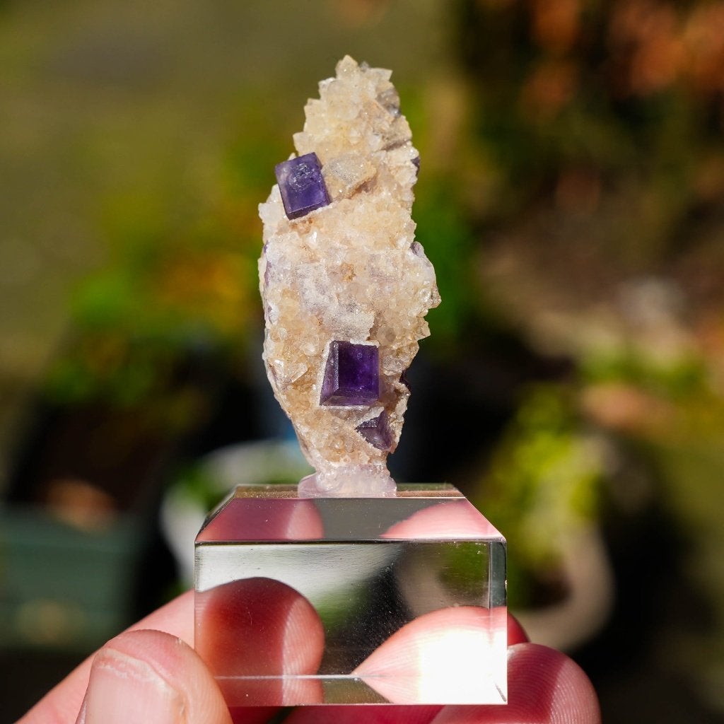 Fluoriet uit Berbes #5, Ophalen of Verzenden, Mineraal