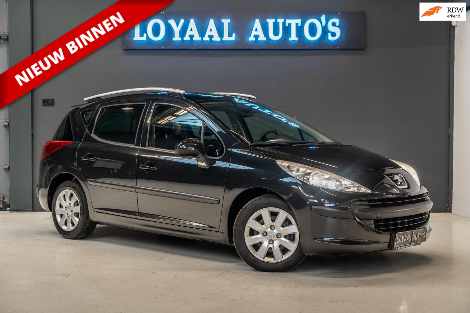 Peugeot 207 SW 1.4 VTi X-line | AIRCO | ELEK.RAMEN | TREKHAA, Auto's, Stof, Gebruikt, Zwart, Origineel Nederlands