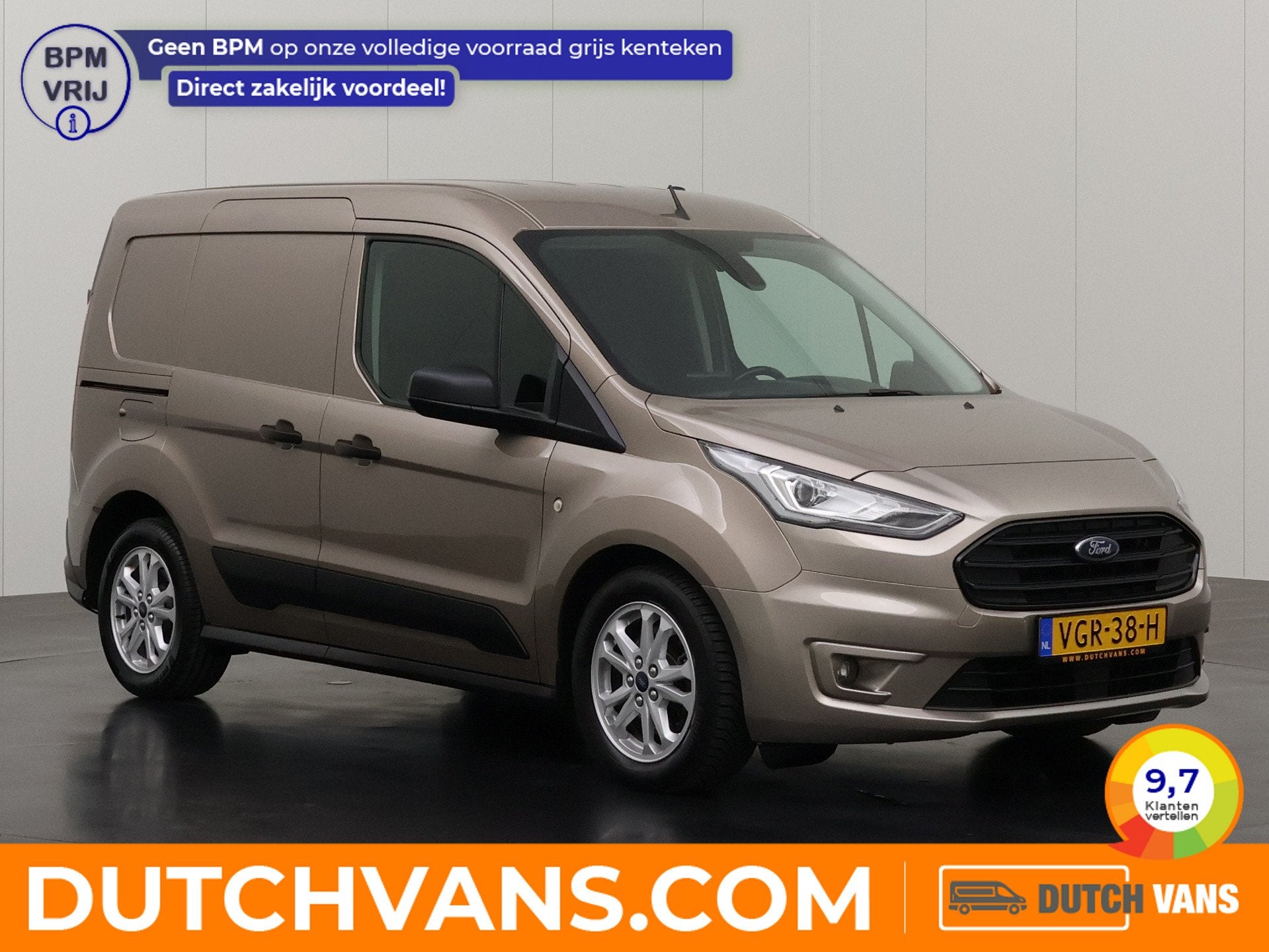 Ford Transit Connect 1.5EcoBlue 120PK Automaat | 3-Zits | Na, Stof, Gebruikt, 4 cilinders, Origineel Nederlands