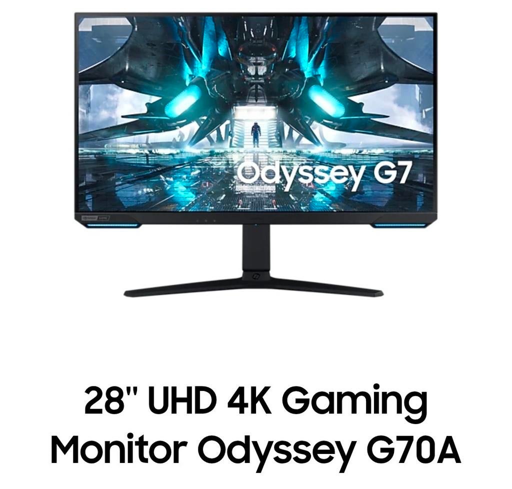 Samsung Odyssey G70A 28 inch 4K Gaming Monitor, Gaming, IPS, 101 t/m 150 Hz, Ophalen of Verzenden