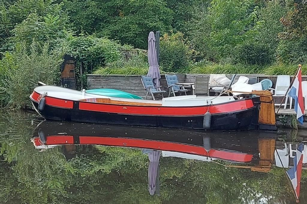 Unieke Stalen Sloep 9 meter., Watersport en Boten, Motorboten en Motorjachten, Ophalen, Gebruikt