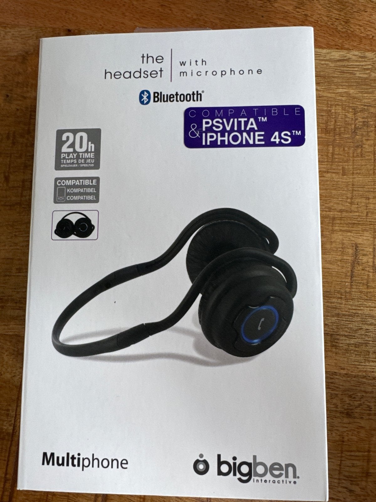Bigben Interactive Bluetooth Headset met Microfoon