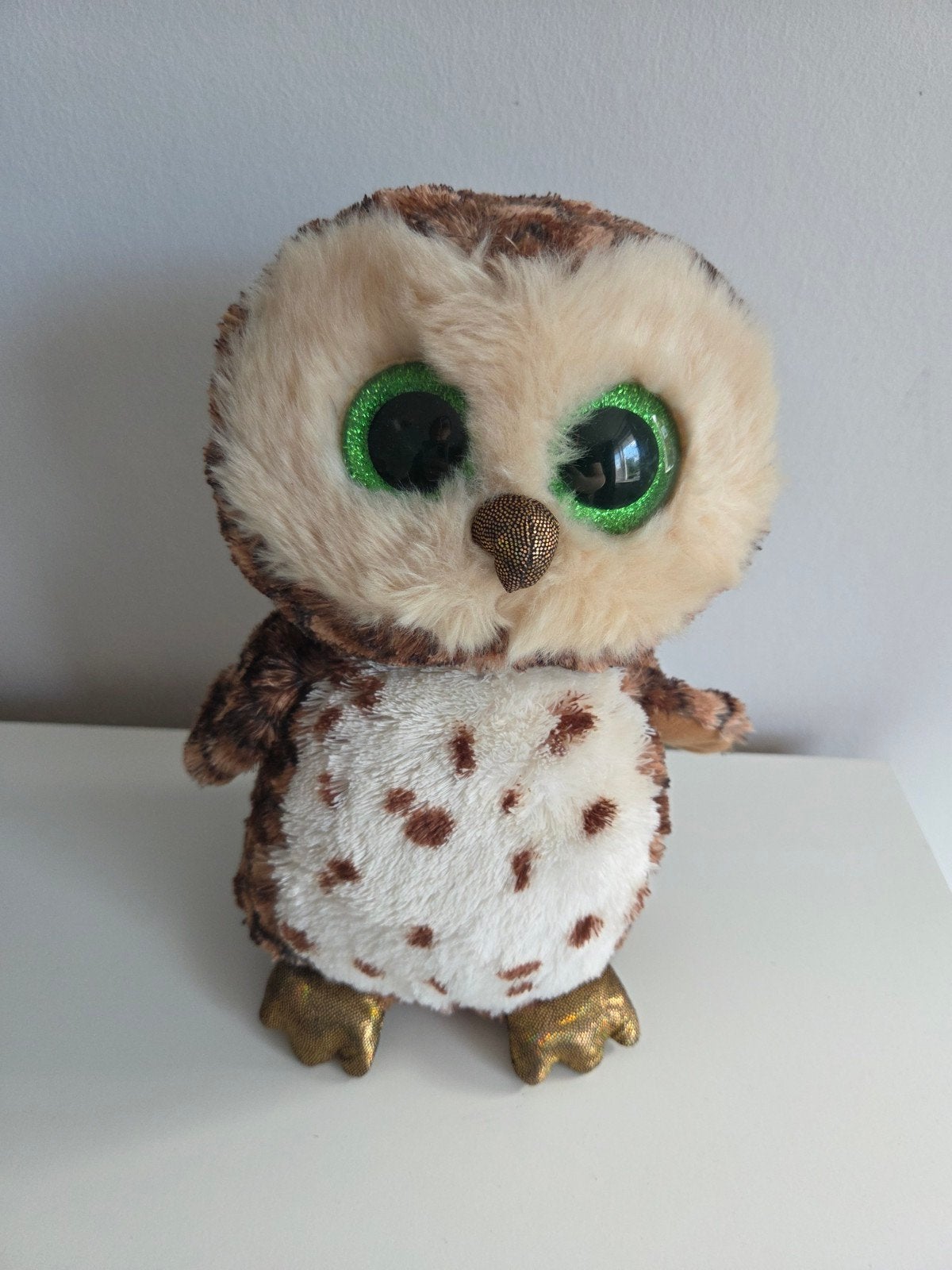 Ty Beanie Boo Sammy de Uil Knuffel, Overige karakters, Overige typen, Ophalen of Verzenden, Middelgroot (20 tot 80 cm)
