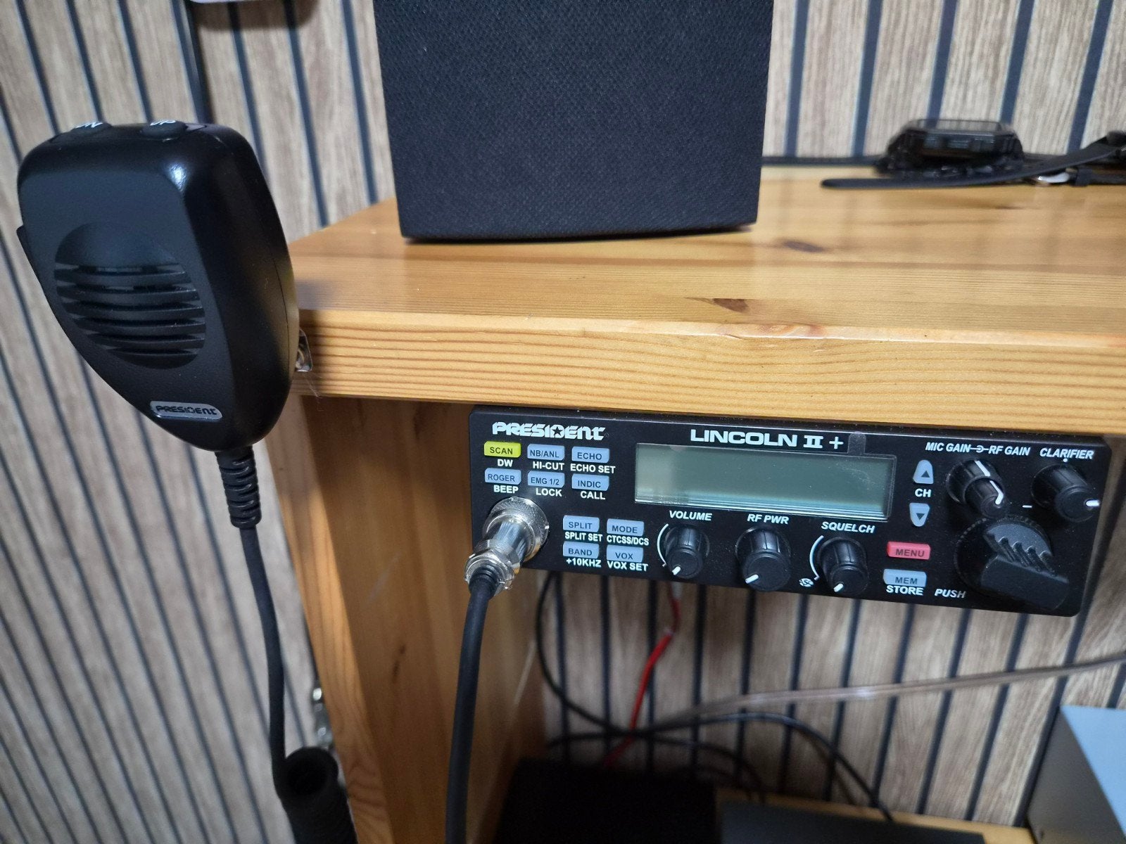 President Lincoln II+ CB Radio met MFJ Voeding en Transmatch, Ophalen, Gebruikt, Zender en Ontvanger