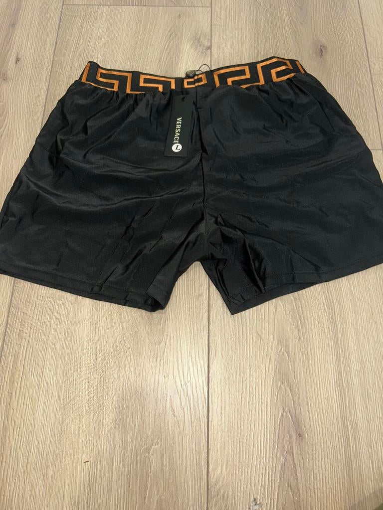 Versace zwembroek, Kleding | Heren, Ophalen of Verzenden, Maat 52/54 (L), Zwart, Zwemshort
