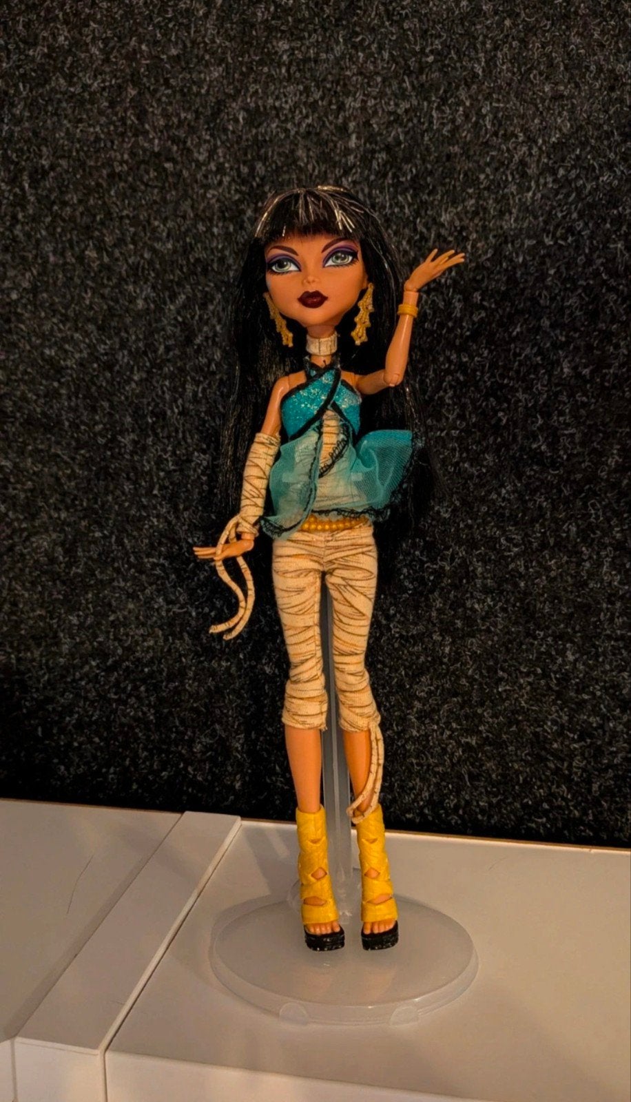 Monster High Cleo, Ophalen of Verzenden, Zo goed als nieuw, Pop