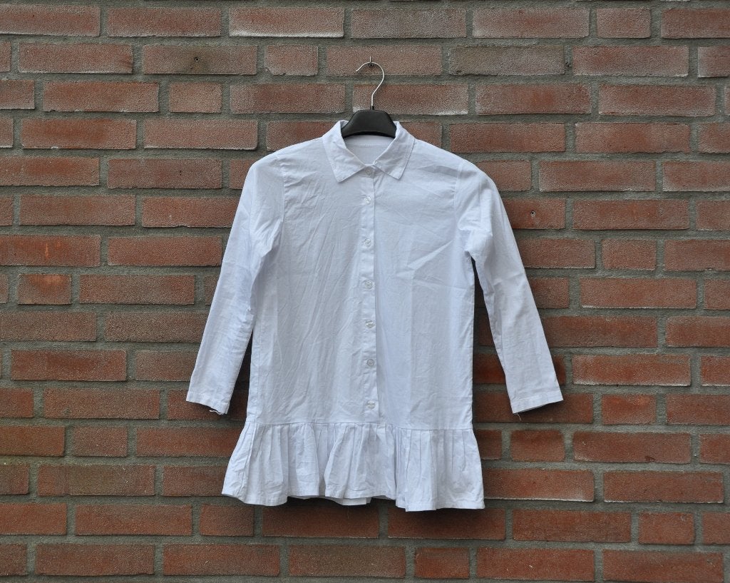 blouse 134, kinderkleding 134, Ophalen of Verzenden, Zo goed als nieuw, Meisje, Overhemd of Blouse