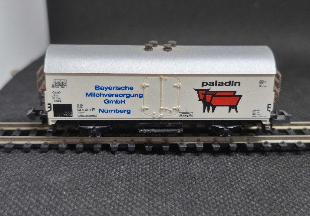 Minitrix 3256 - koelwagen Ihss377 "Paladin" (15764), Gebruikt, Gelijkstroom, Trix, Wagon