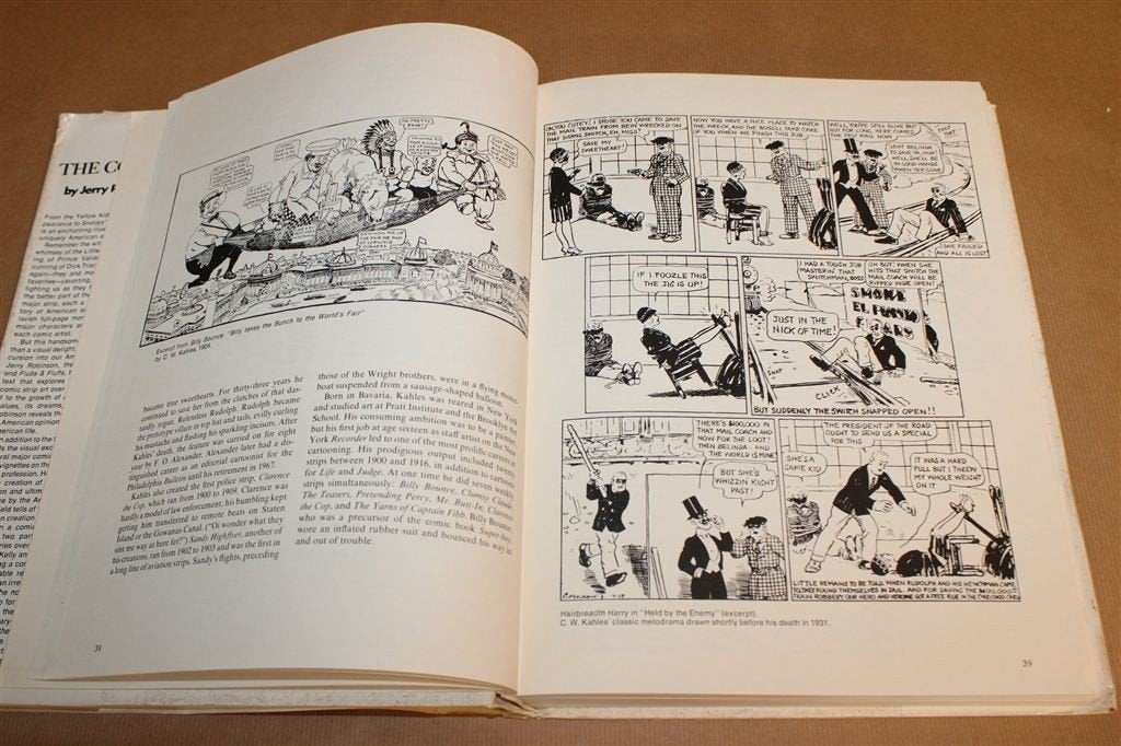 Stripkunst Geschiedenis — Comic Strip Ontwikkeling 1974, Eén comic, Ophalen of Verzenden, Gelezen, Amerika