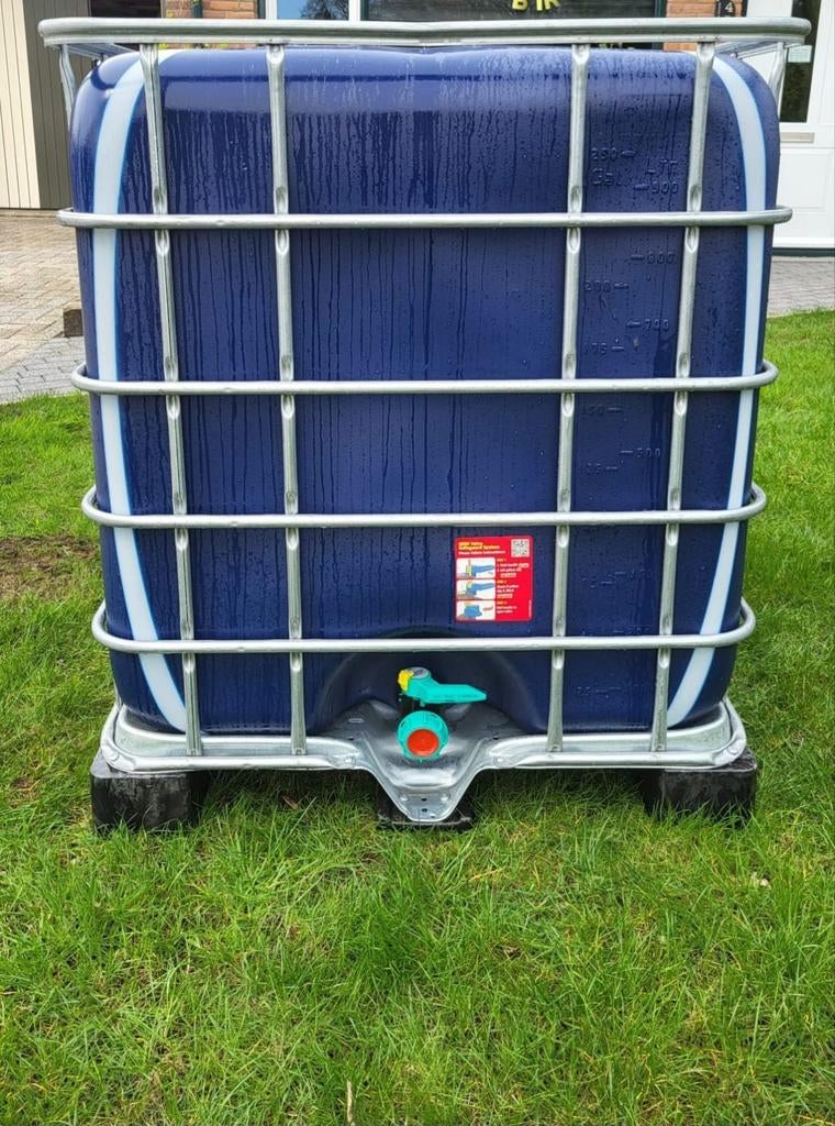 Anti alg donkere ibc containers 1000l, Tuin en Terras, Regentonnen, 150 liter of meer, Ophalen of Verzenden