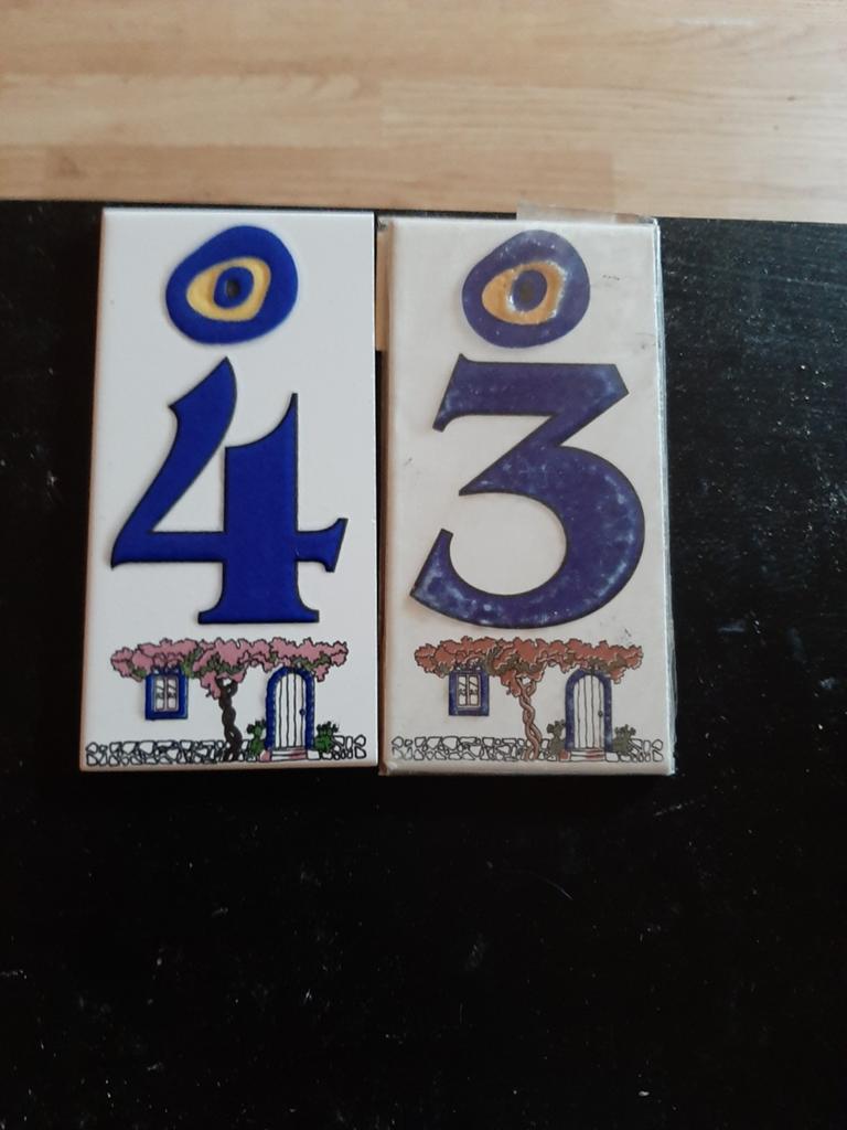 Huisnummers van steen, Ophalen of Verzenden, Nieuw