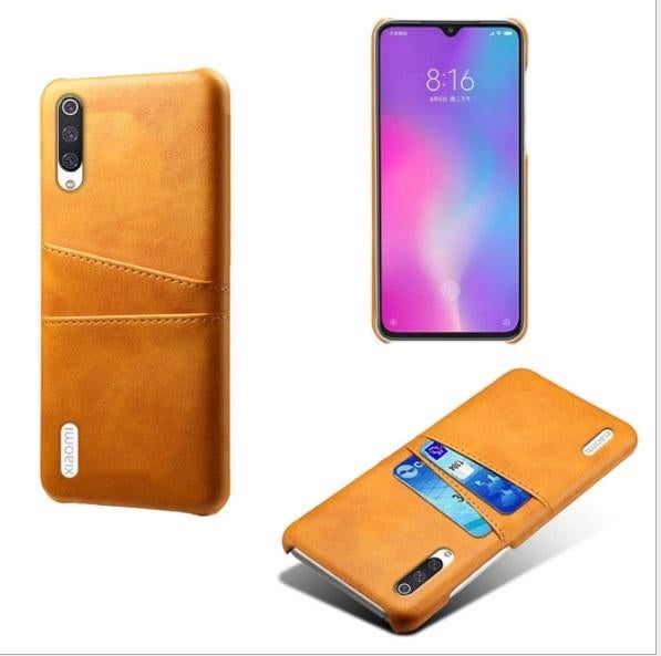 Xiaomi Mi 9 Lite Back Cover + PET Screenprotector _ Bruin, Verzenden, Nieuw, Hoesje of Tasje