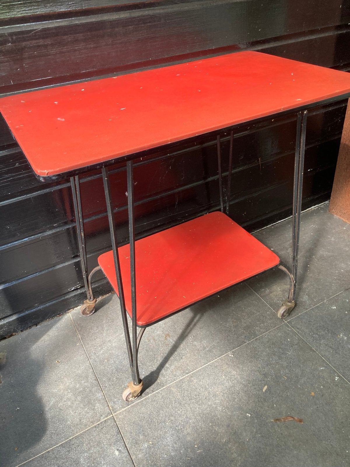 VINTAGE TROLLEY / SERVERRWAGEN, 100 liter of meer, Ophalen, Zo goed als nieuw, Transportkar