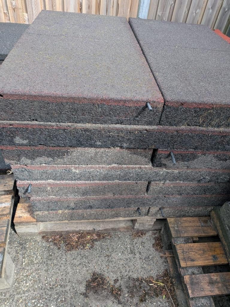 Rubberen tegels, stalmatten 14 x 100x50x8,5 cm, ., ., ., Weidegang