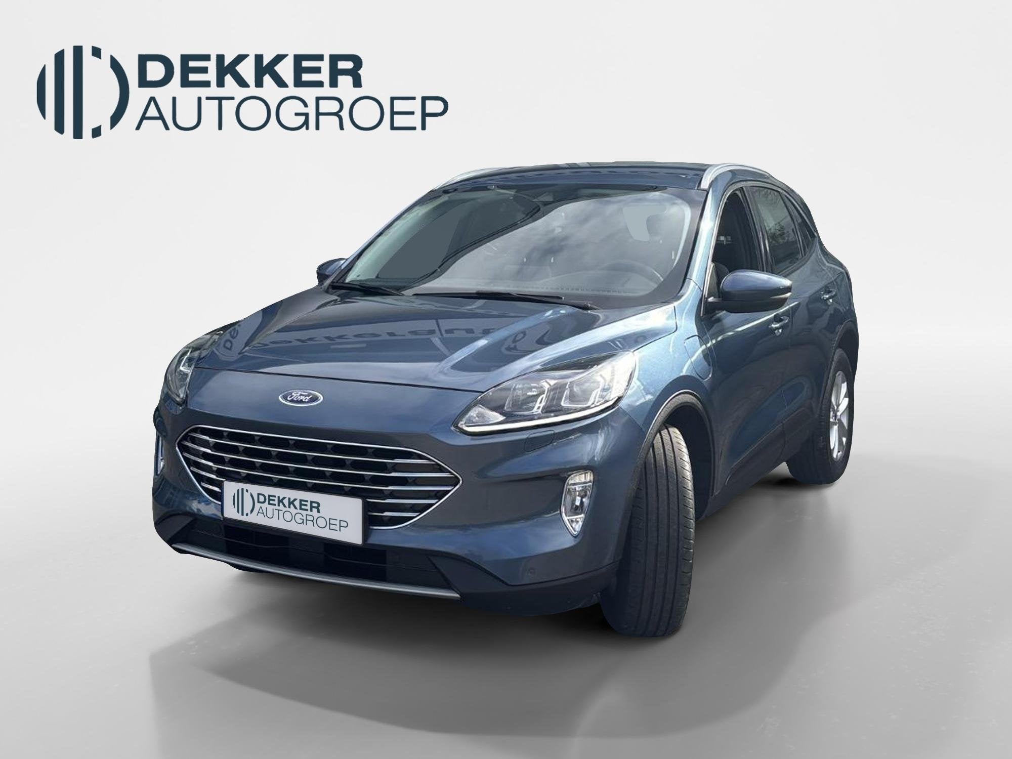 Ford Kuga 2.5 PHEV Titanium, Auto's, Gebruikt, Euro 6, 4 cilinders, Blauw