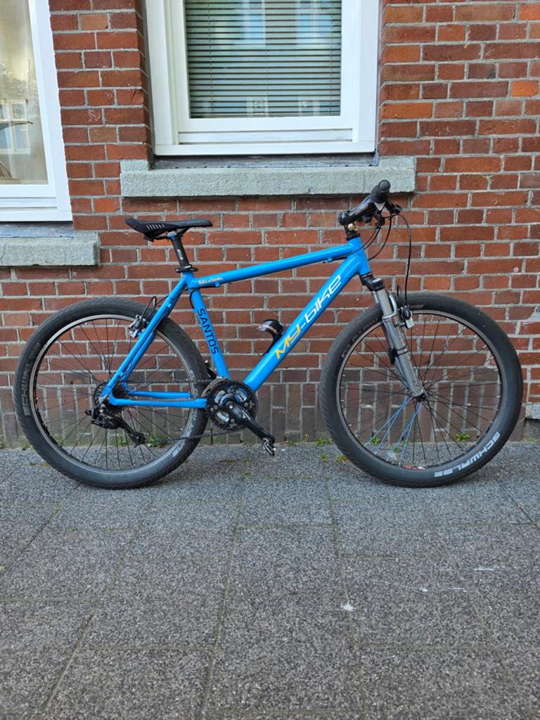 Santos herenfiets 28 inch with 27 gears ZGAN mountainbike, Fietsen en Brommers, Fietsen | Mountainbikes en ATB, Ophalen, Zo goed als nieuw