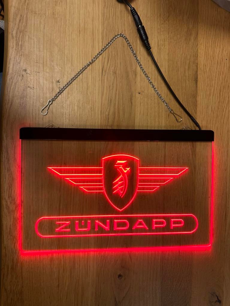 Zundapp led bord nieuw, Ophalen of Verzenden, Nieuw, Lichtbak of (neon) lamp
