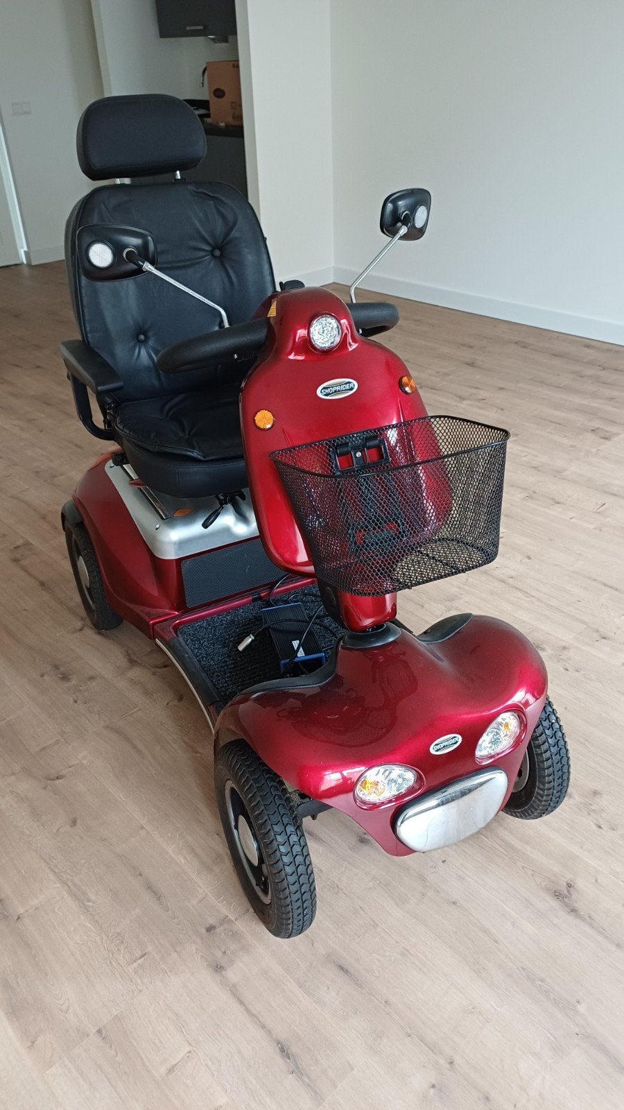 Rode Shoprider 889SLBF scootmobiel, Ophalen, Gebruikt, Shoprider, 36 t/m 45 km