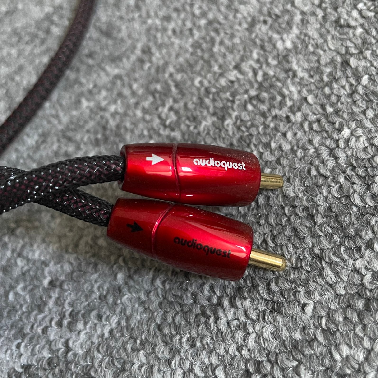 Audioquest Golden Gate RCA, Ophalen of Verzenden, Zo goed als nieuw, Minder dan 2 meter, Interlink-kabel