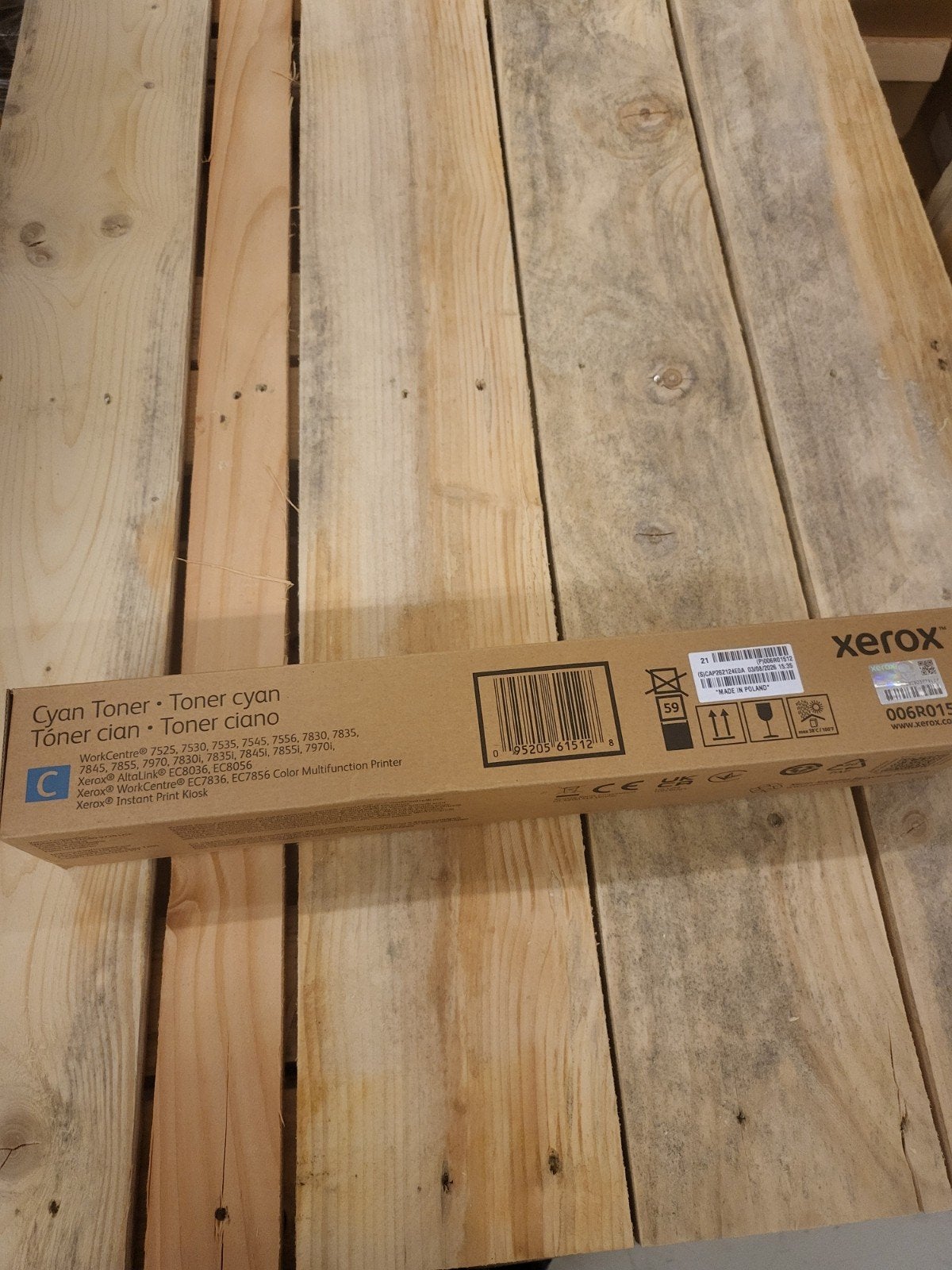 Xerox Cyan Toner voor WorkCentre 75xx/78xx serie, Ophalen of Verzenden, Nieuw, Xerox