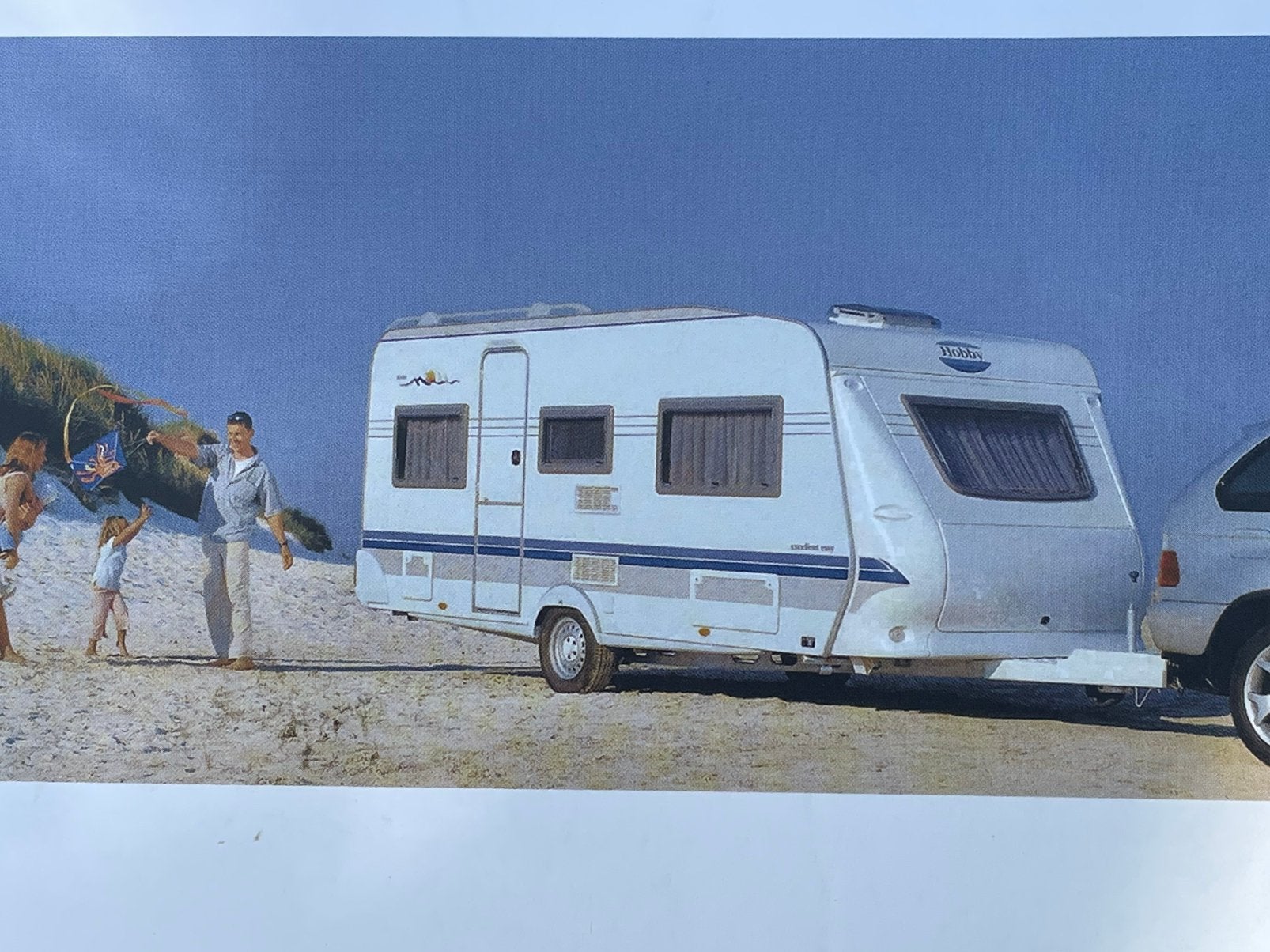 Hobby 440 SF de Luxe Easy, 2003, Vast bed, Hobby, Treinzit, Particulier