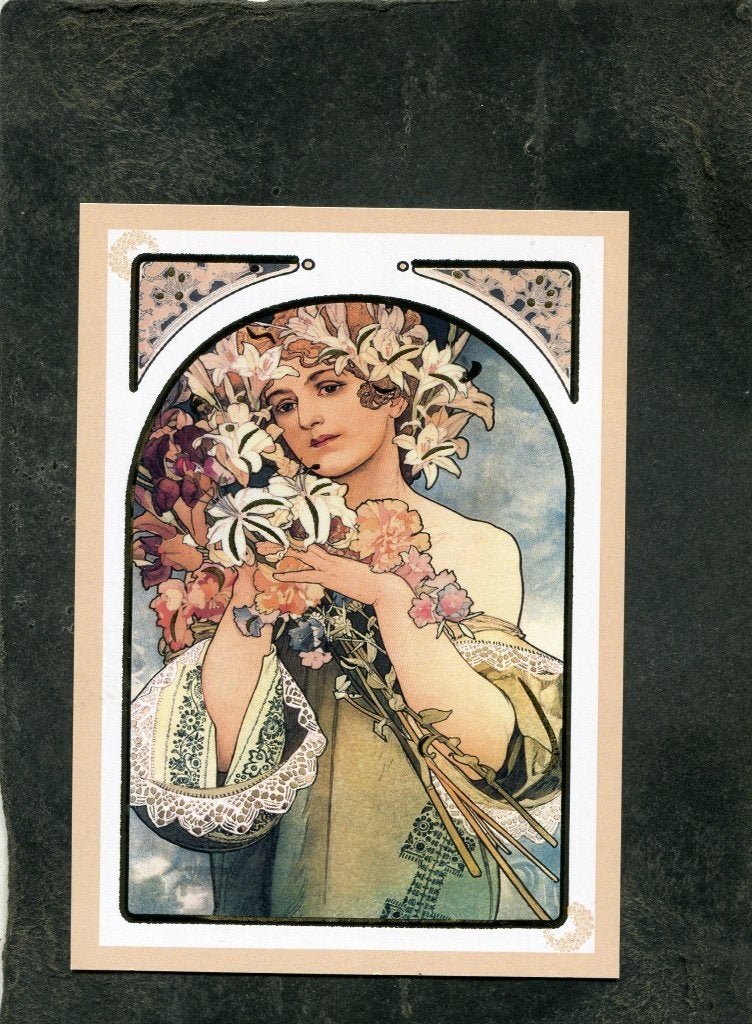 Ansicht Alfons Mucha - Kvetina, Verzamelen, Verzenden, 1980 tot heden, Ongelopen