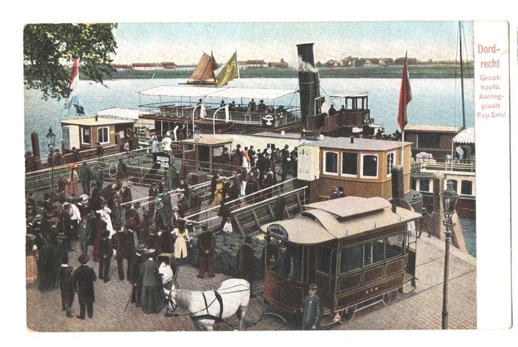 Oude ansichtkaarten Dordrecht – GELOPEN en ONGELOPEN, Ophalen of Verzenden, Voor 1920, Zuid-Holland