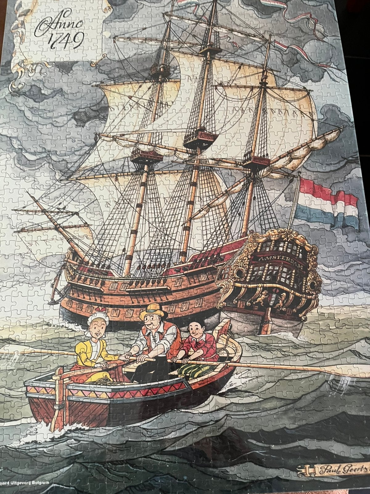 Suske en Wiske schilderij, Ophalen of Verzenden, Suske en Wiske, Zo goed als nieuw