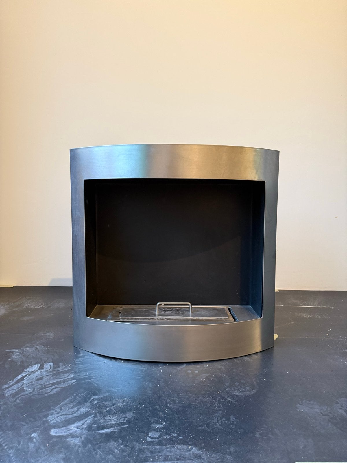 Moderne Bio-ethanol Haard - Vrijstaand Design, Ophalen, Gebruikt, Vrijstaande haard, Overige soorten