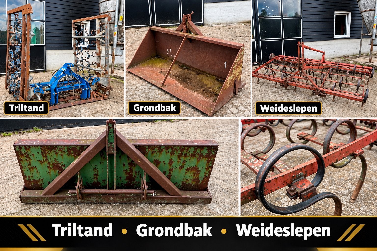 Weidesleep 6m triltand grondbak