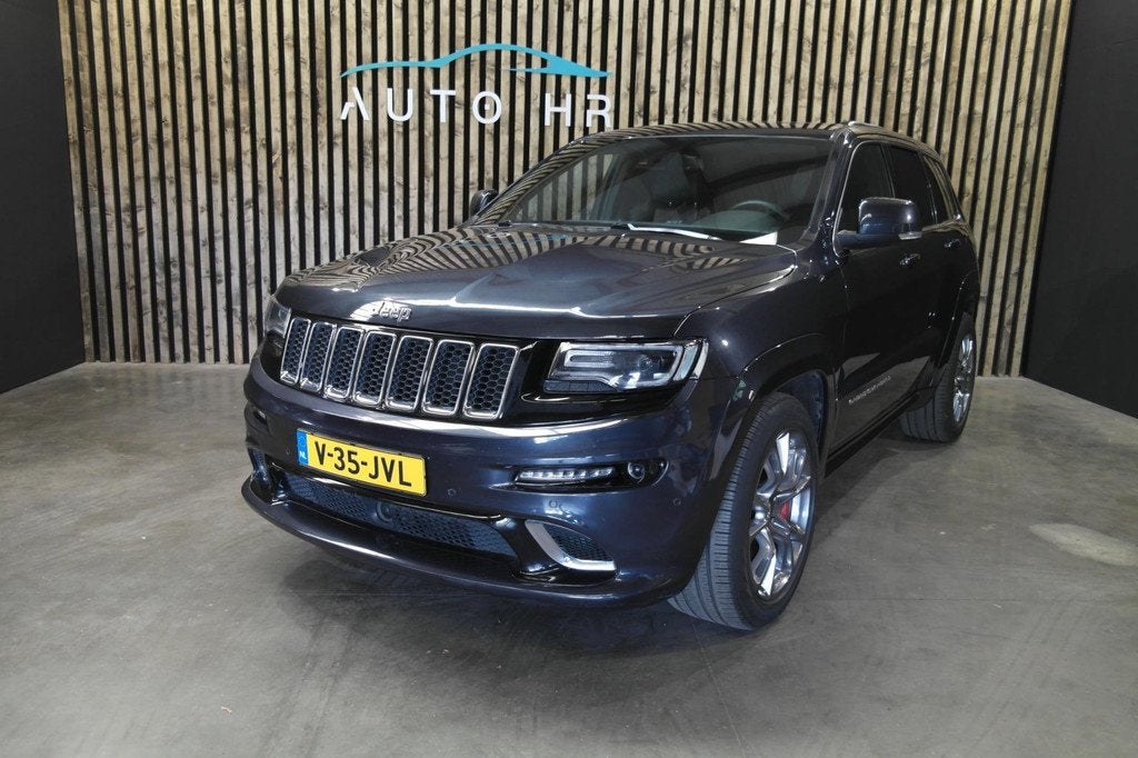Jeep Grand Cherokee 6.4 V8 SRT8 grijs kenteken lichte vracht, Auto's, Gebruikt, Blauw, Bedrijf, 468 pk