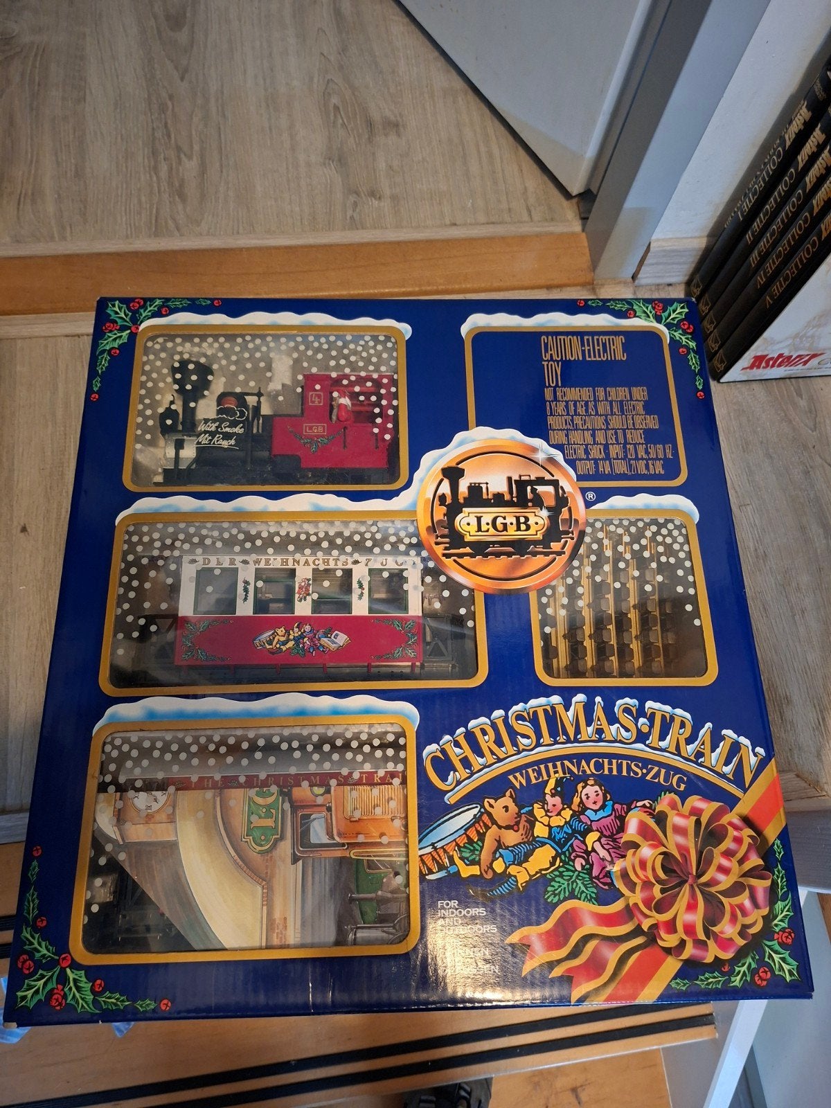 lgb 22450 Kerst treinset zgan in originele verpakking, Treinset, Gelijkstroom, Ophalen of Verzenden, Zo goed als nieuw