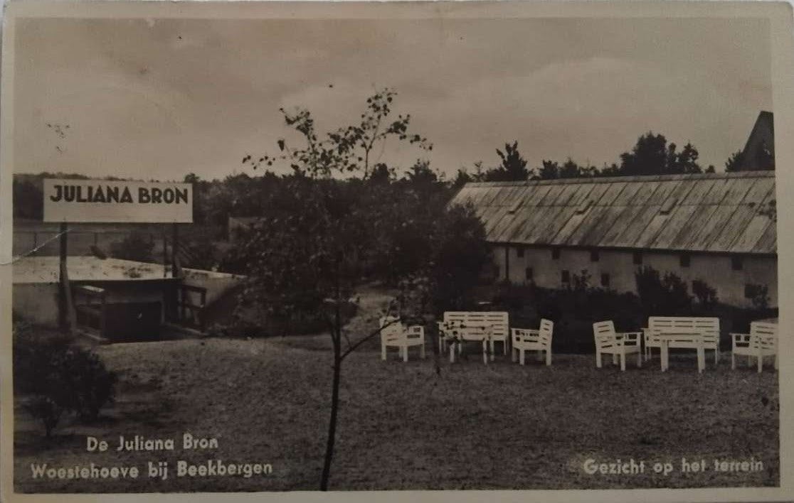 Fotokaart De Juliana Bron - Woestehoeve bij Beekbergen, 1931, Ophalen of Verzenden, 1920 tot 1940, Gelopen, Gelderland