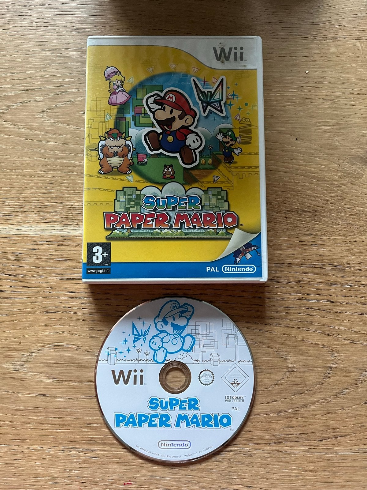 Super Paper Mario -  Nintendo Wii - Boxed, Avontuur en Actie, Gebruikt, 1 speler, Ophalen of Verzenden