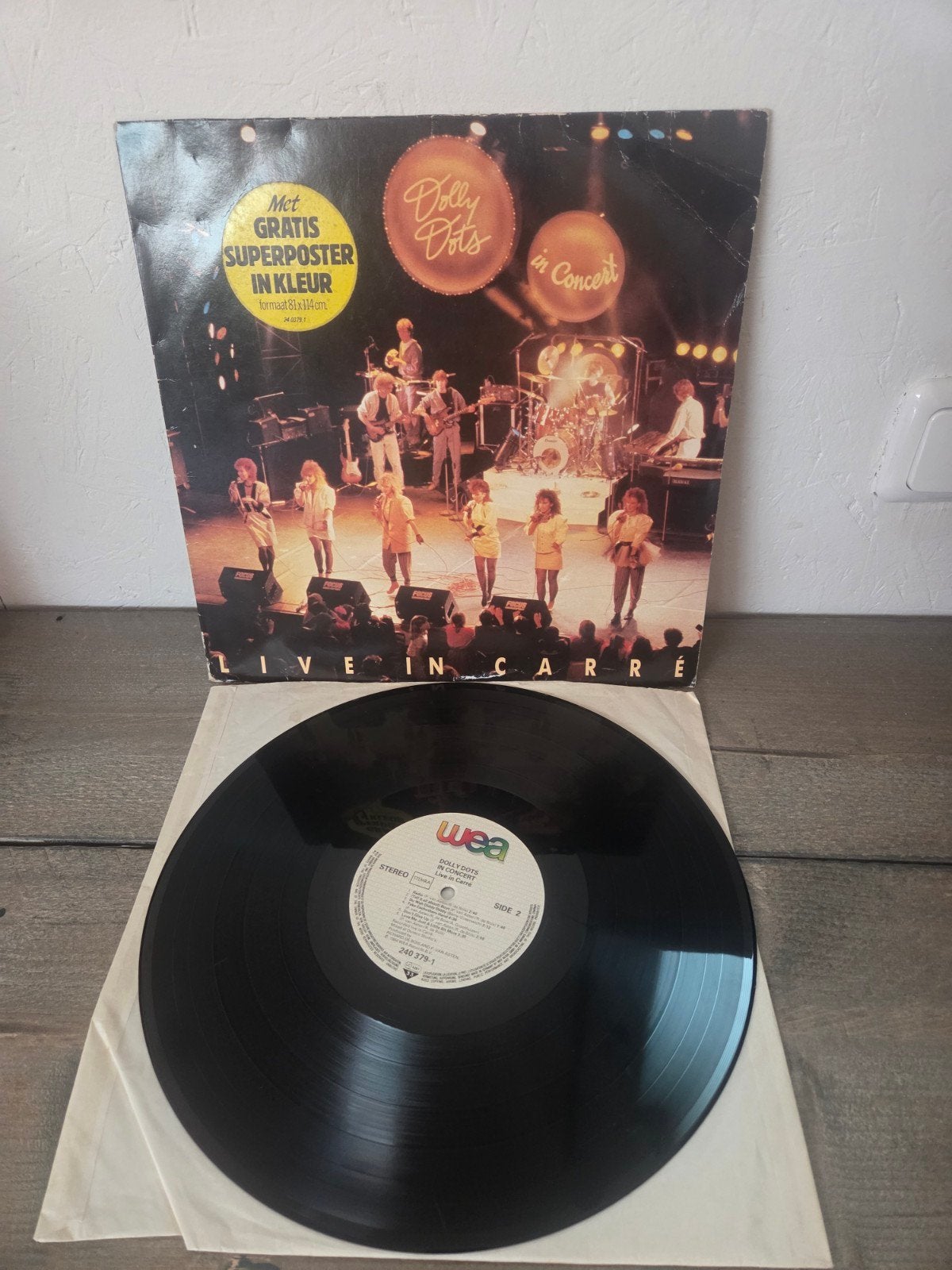 Dolly Dots Live in Carré LP - Inclusief Superposter, Inclusief poster, Ophalen of Verzenden, Gebruikt, 12 inch