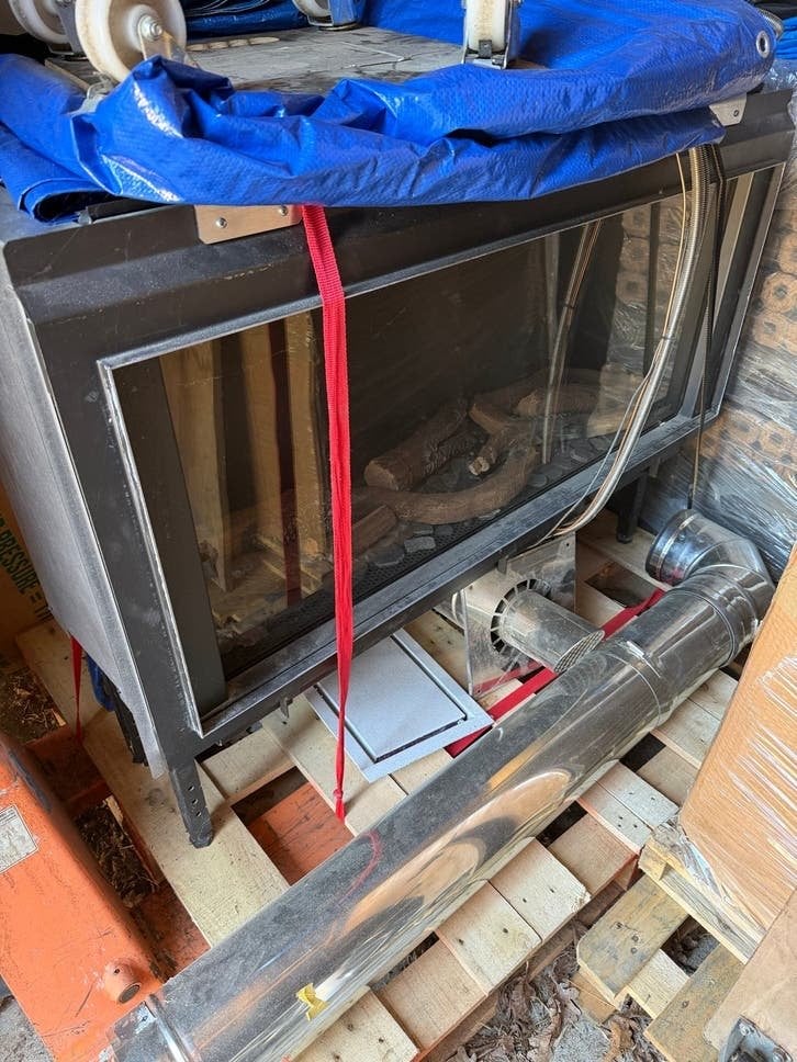 Faber brede gashaard model GV36FAB - Zo goed als nieuw, Ophalen, Zo goed als nieuw, Inbouwhaard, Gashaard