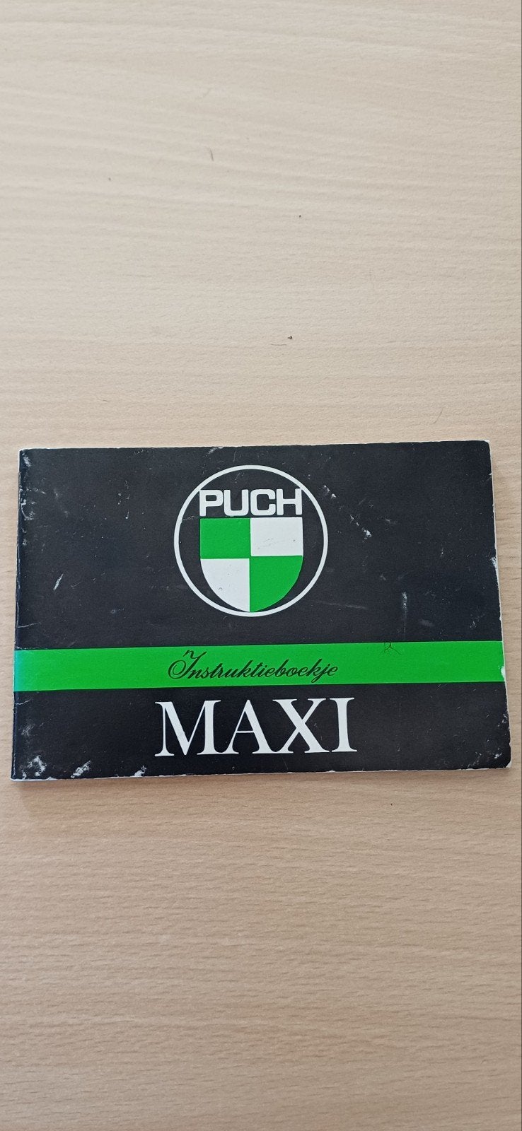 Instructieboekje Puch Maxi, Ophalen of Verzenden, Zo goed als nieuw